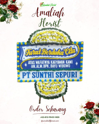 Papan Bunga Duka di Durenjaya