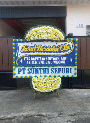 Papan Bunga Duka di Durenjaya